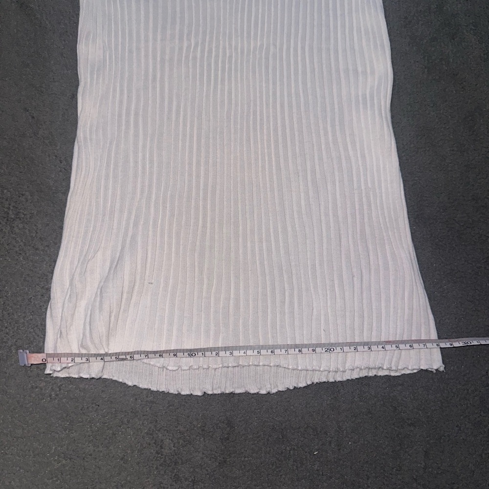 Zimmerli White Ribbed Camisole - Picture 4 of 7